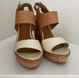 DV Cork Platform Wedge Sandal